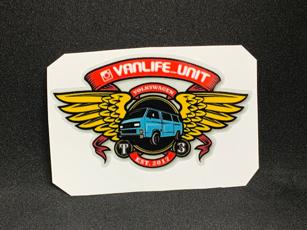VANLIFE_UNIT Sticker *Wings